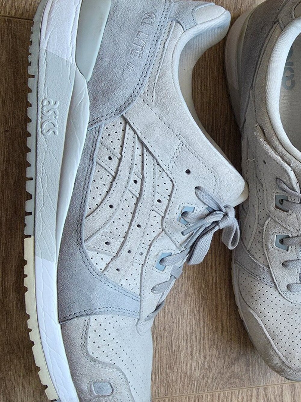 Asics Gel Lyte 3 III OG 30th Anniversary Piedmont Grey Suede Mens Size 12